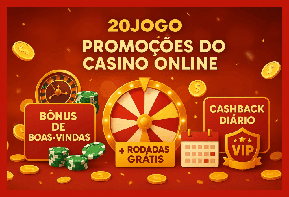 O bônus promocional 20JOGO é uma ótima maneira de começar sua aventura